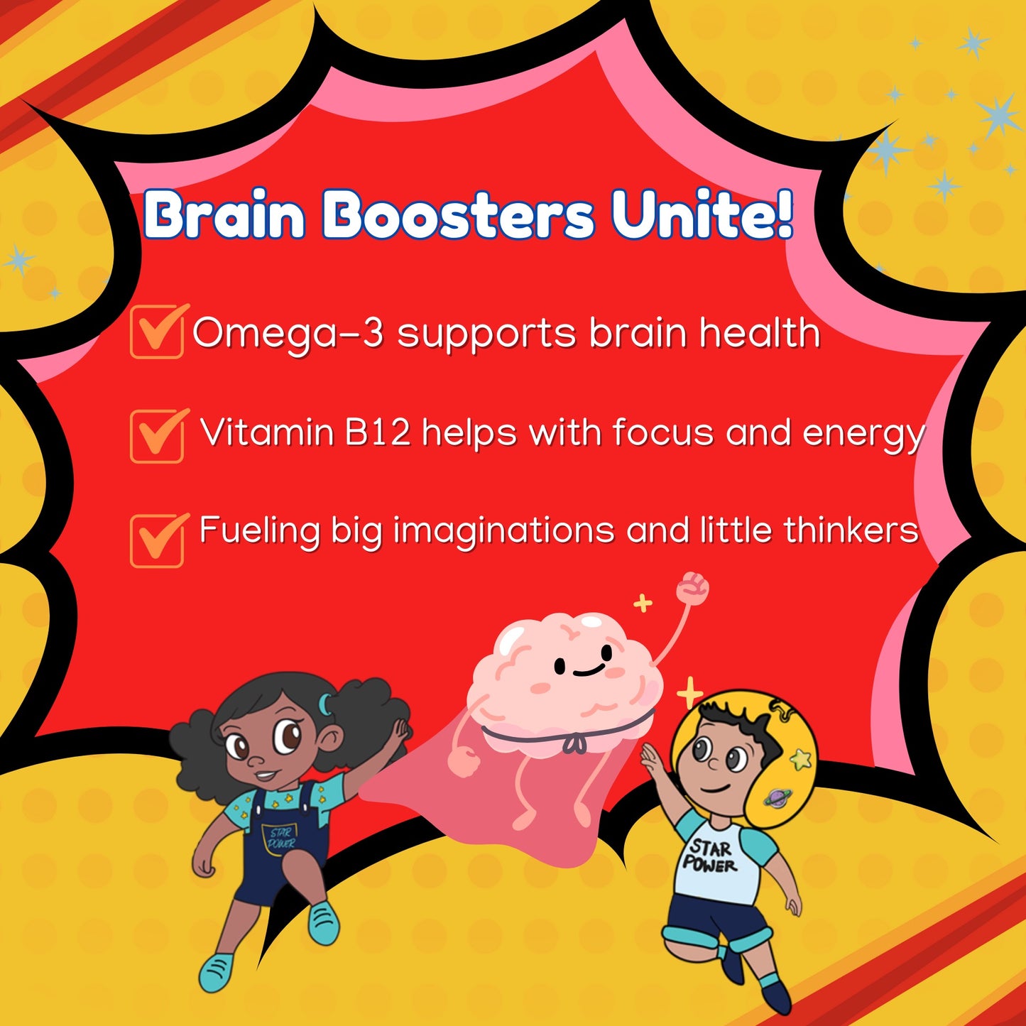 Stars Children's Vitamin | Plant-Based, Vegan, Gluten-Free