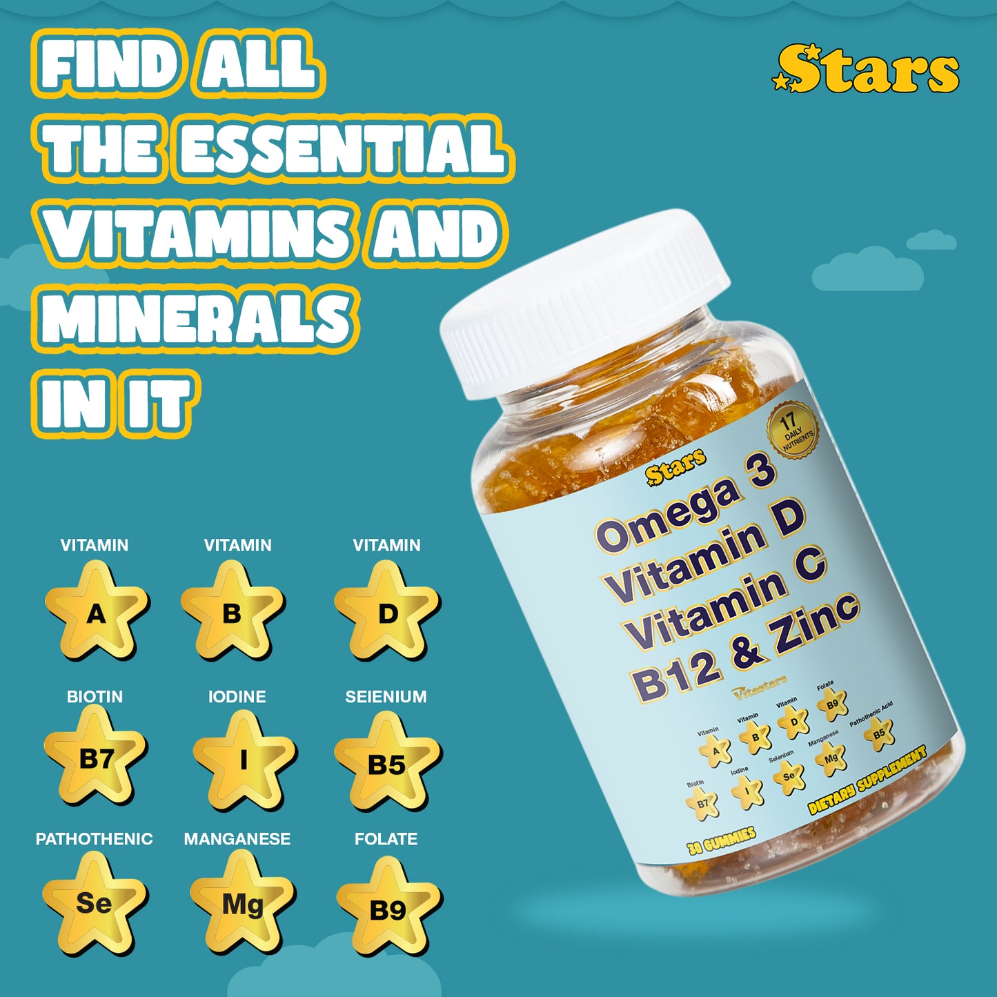 Vitamina Infantil Estrellas