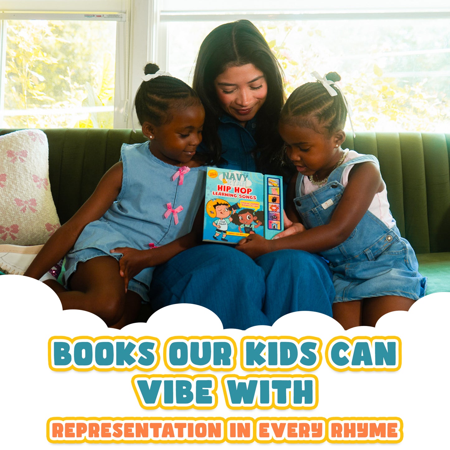 Bilingual English & Spanish Hip Hop Nursery Rhyme Music Book for Toddlers by Navy & Ryan | First Words, Rhythm, & Early Language Development (Ages 1-6)