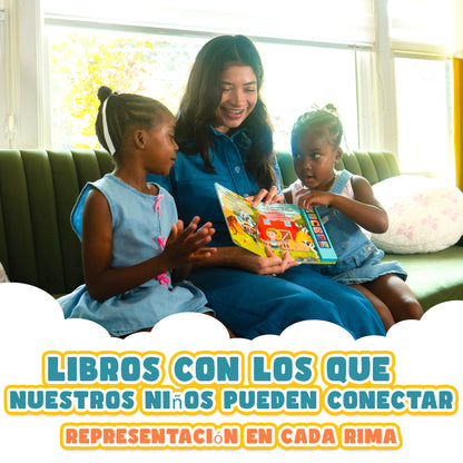 Libro de Sonidos de Rimas Infantiles Urbanas para Peques por Navy & Ryan | Enseña primeras palabras, ritmo y desarrollo temprano del lenguaje (Edades 1-6)