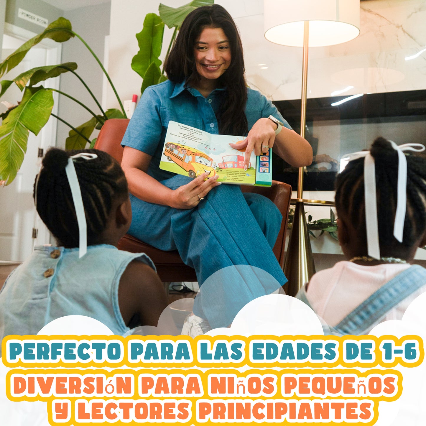 Libro de Sonidos de Rimas Infantiles Urbanas para Peques por Navy & Ryan | Enseña primeras palabras, ritmo y desarrollo temprano del lenguaje (Edades 1-6)