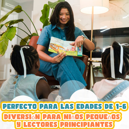 Libro de Sonidos de Rimas Infantiles Urbanas para Peques por Navy & Ryan | Enseña primeras palabras, ritmo y desarrollo temprano del lenguaje (Edades 1-6)